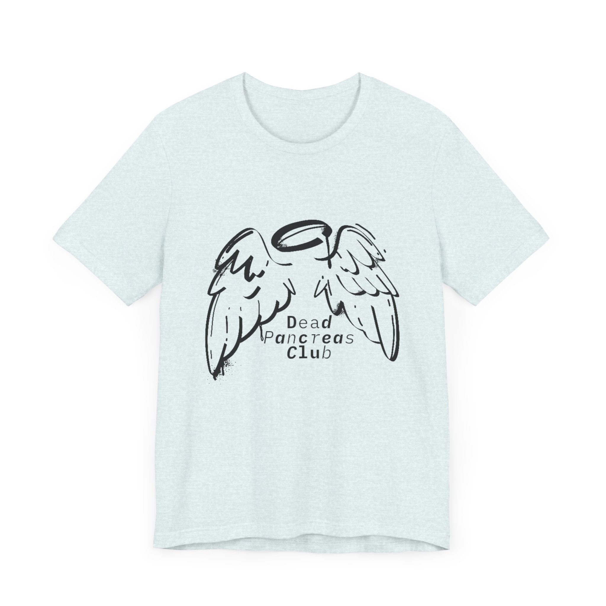 Dead Pancreas Club (Angel wings) - Unisex Tee The Diabuddies Store T-Shirts $24.25