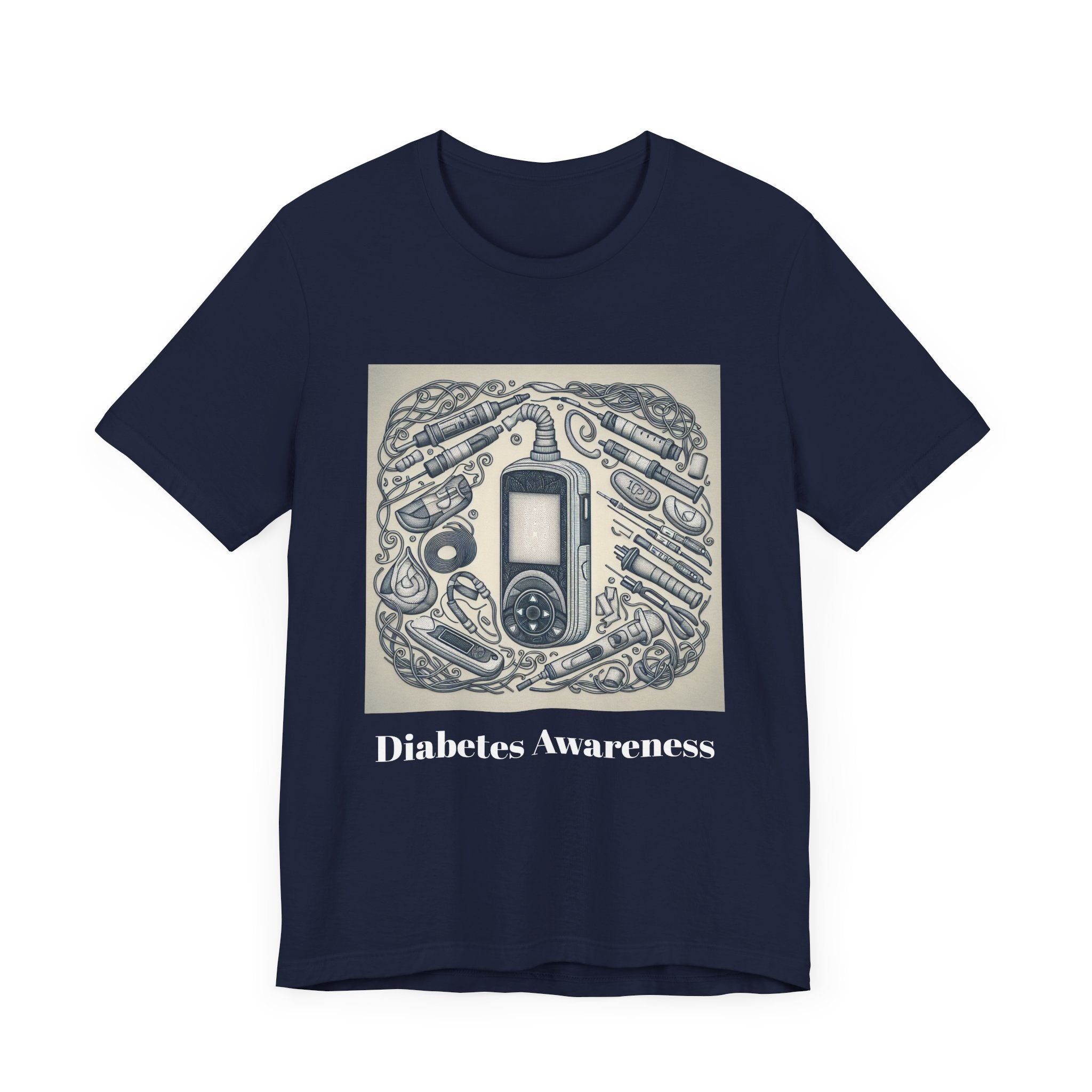 Diabetic Pump Supplies - Unisex Tee The Diabuddies Store T-Shirts $22.38