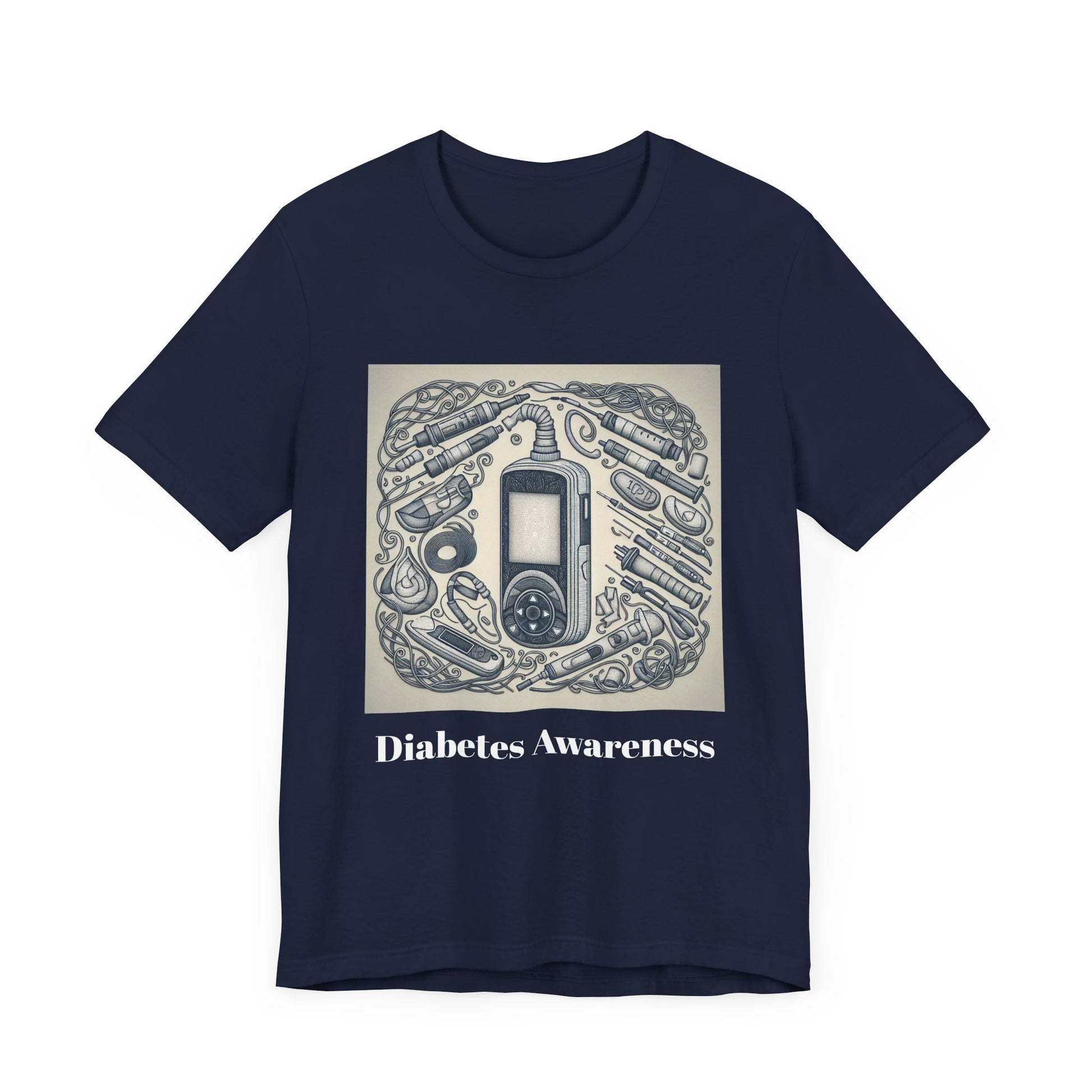 Diabetic Pump Supplies - Unisex Tee The Diabuddies Store T-Shirts $22.38