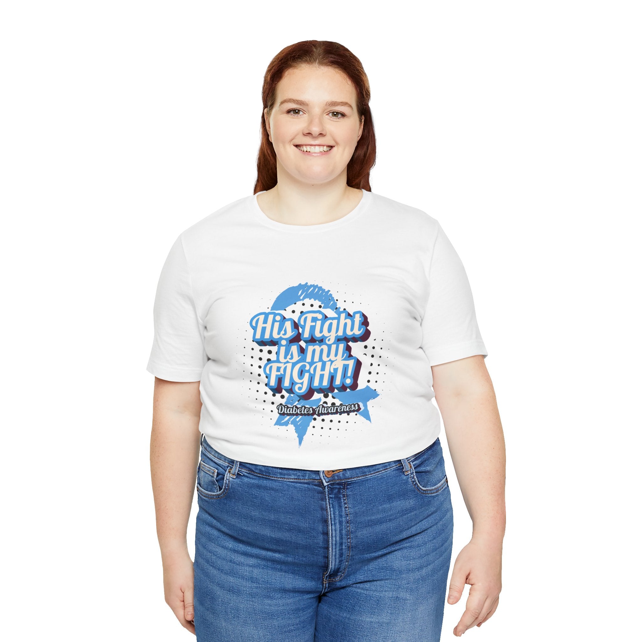 His Fight is my Fight! - Unisex Tee The Diabuddies Store T-Shirts $22.50