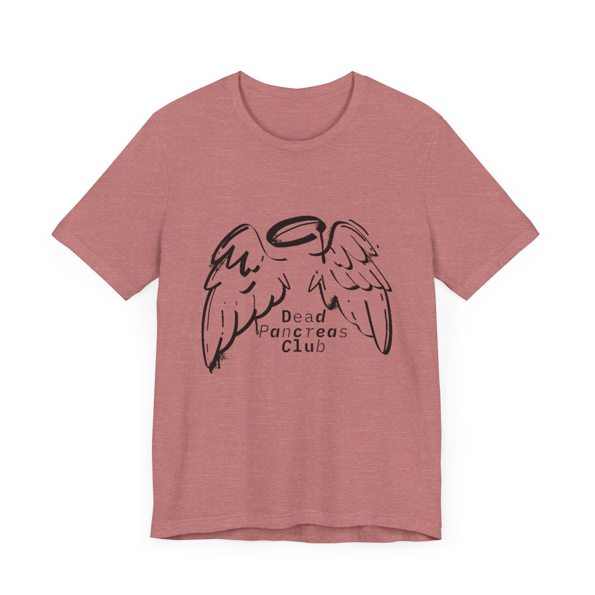 Dead Pancreas Club (Angel wings) - Unisex Tee The Diabuddies Store T-Shirts $24.25