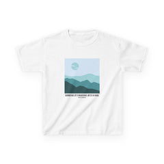 The Diabuddies Store Summiting Life's Mountains, Meter in Hand - kids Tee Summiting Life's Mountains, Meter in Hand - kids Tee: Hey little climbers! ⛰️ Our "Summiting Life's Mountains, Meter in Hand" Kids Tee is for super strong kids like you! It shows ho