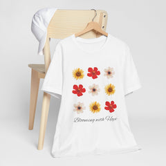 Blossoming with Hope - Unisex Tee The Diabuddies Store T-Shirts $29.89