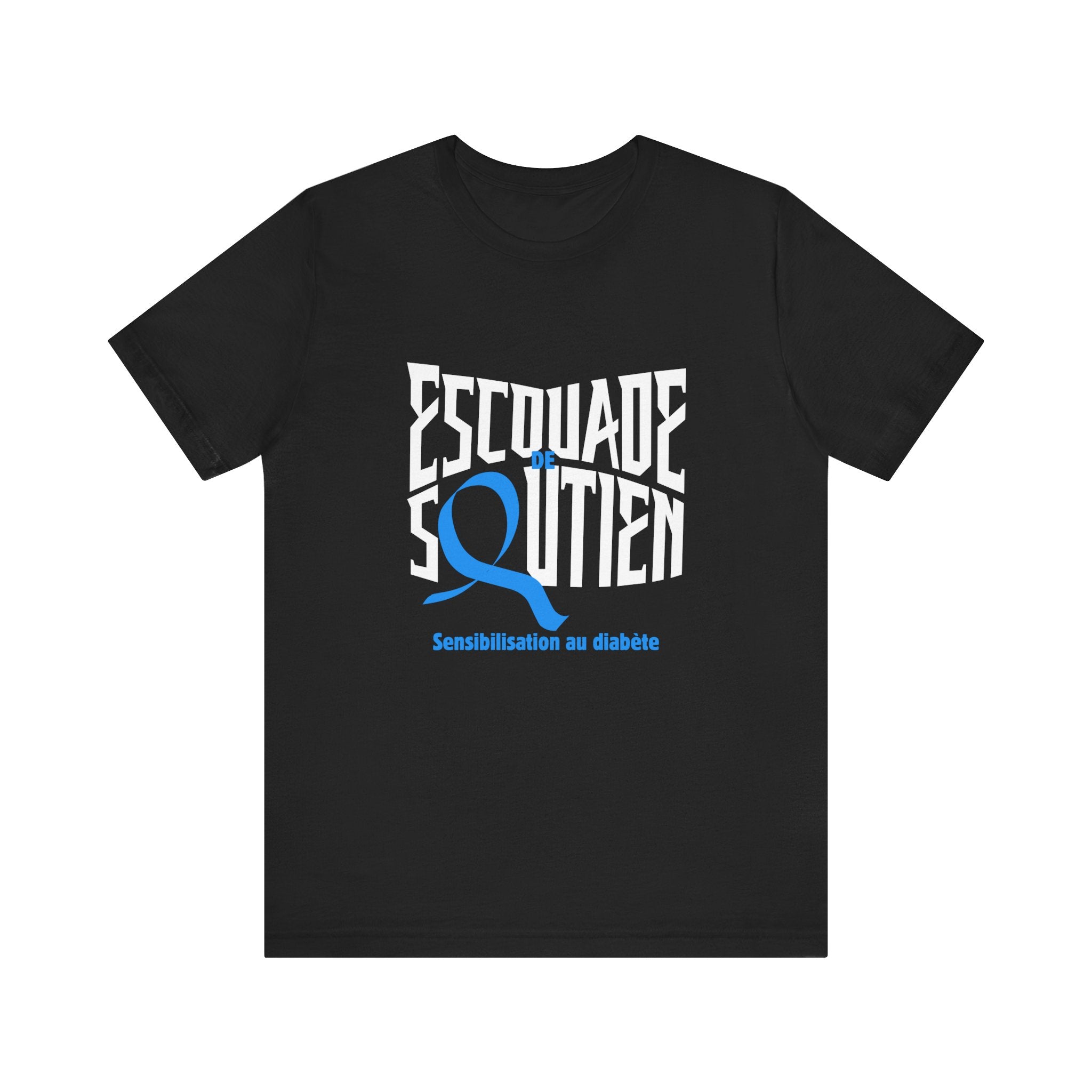 The Diabuddies Store T1D Support Squad (French)- Unisex Tee T1D Support Squad (French)- Unisex Tee: Join the T1D Support Squad! A soft, comfy tee for anyone showing love and solidarity for the T1D warrior in their life. T-Shirt Awareness clothing,Casual W