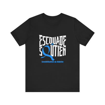 The Diabuddies Store T1D Support Squad (French)- Unisex Tee T1D Support Squad (French)- Unisex Tee: Join the T1D Support Squad! A soft, comfy tee for anyone showing love and solidarity for the T1D warrior in their life. T-Shirt Awareness clothing,Casual W