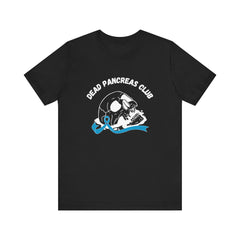 Skull & Blue Ribbon, Dead Pancreas Club - Unisex Tee The Diabuddies Store T-Shirts $22.50