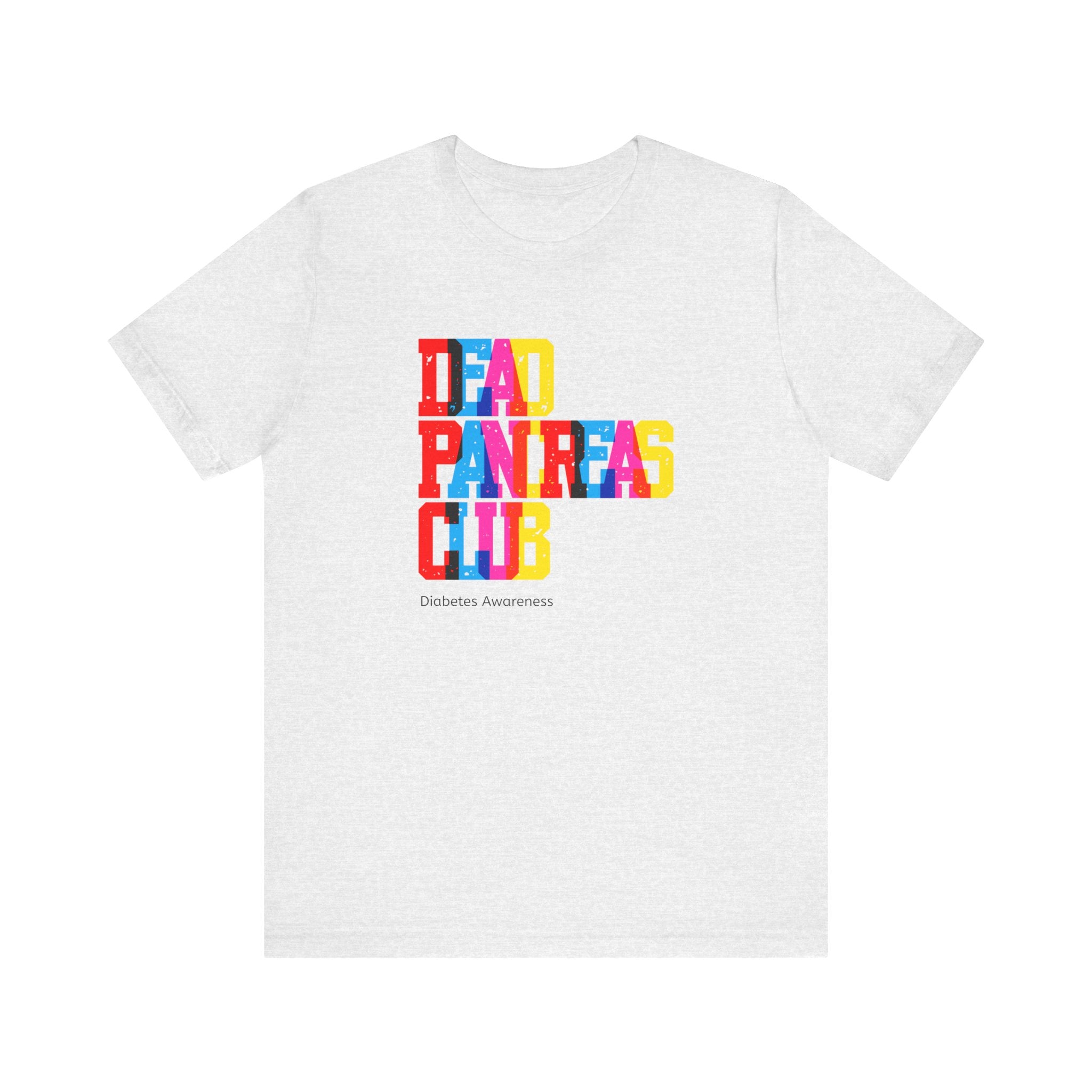 Colorful Dead Pancreas Club - Unisex Tee The Diabuddies Store T-Shirts $22.50