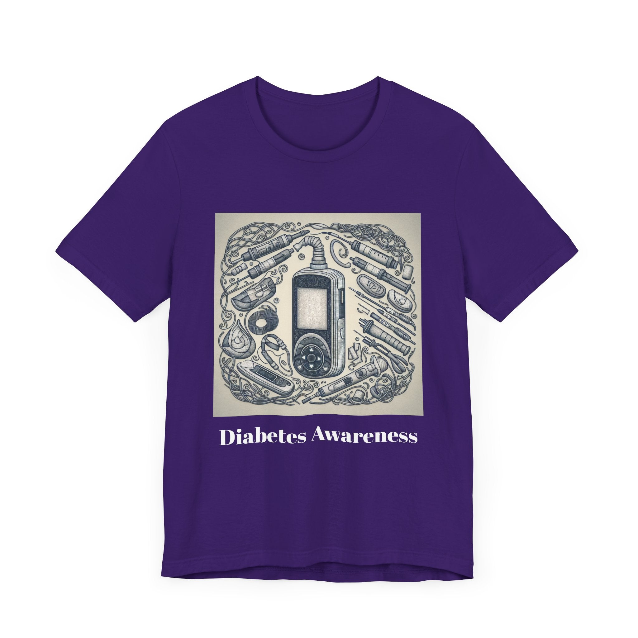 Diabetic Pump Supplies - Unisex Tee The Diabuddies Store T-Shirts $22.38