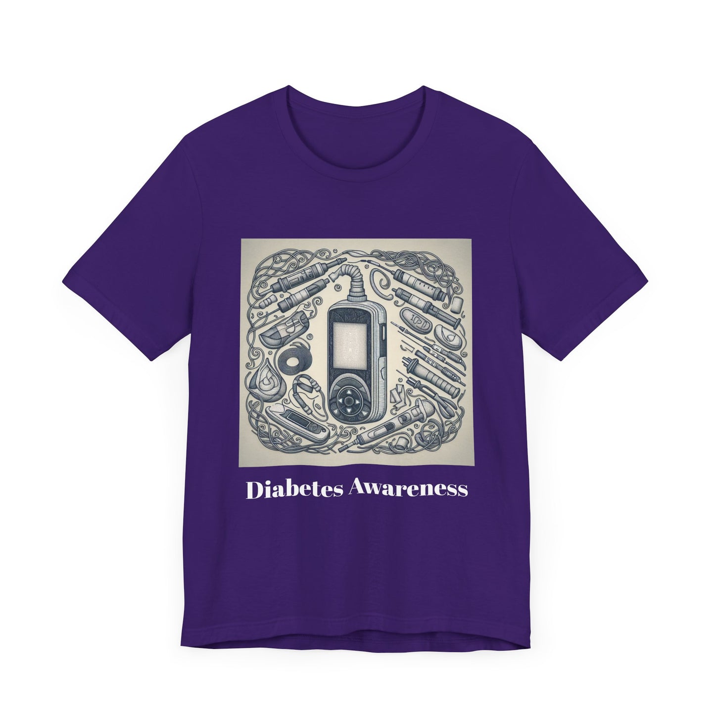Diabetic Pump Supplies - Unisex Tee The Diabuddies Store T-Shirts $22.38