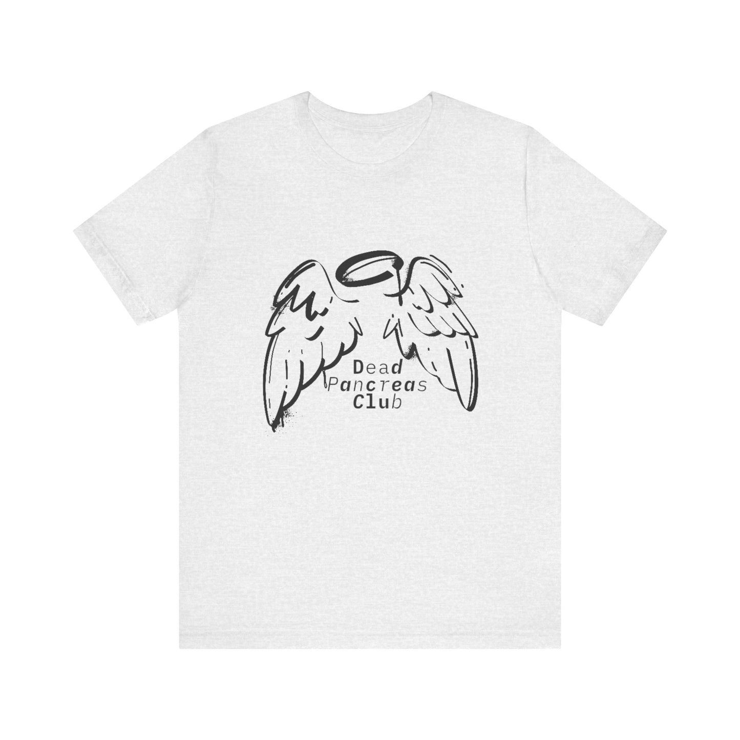 Dead Pancreas Club (Angel wings) - Unisex Tee The Diabuddies Store T-Shirts $24.25