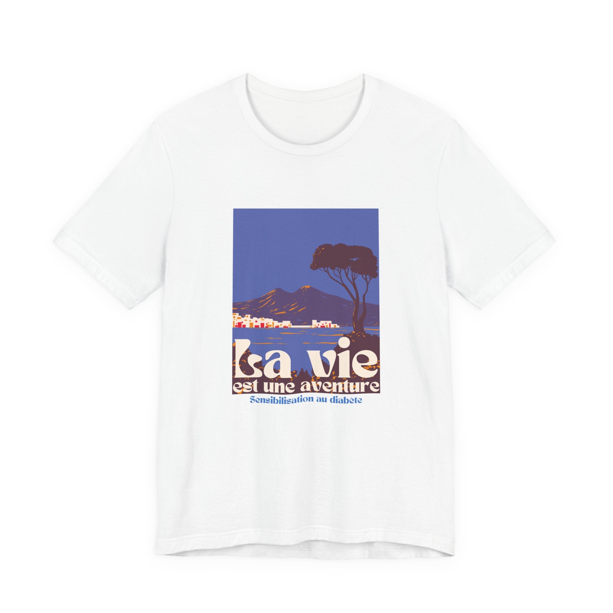 Life is an Adventure, Ocean View (French) - Unisex Tee The Diabuddies Store T-Shirts $22.50