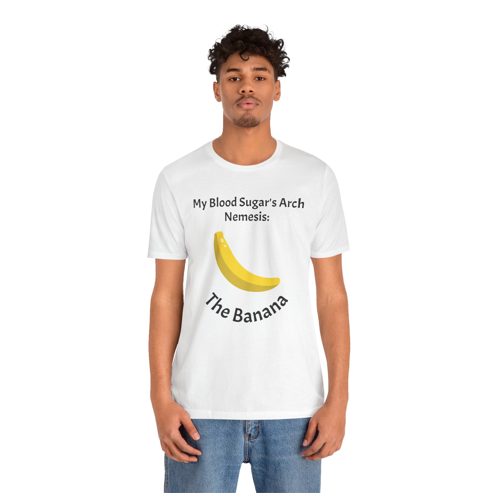 My Blood Sugar's Arch Nemesis: The Banana - Unisex Tee The Diabuddies Store T-Shirts $25.00