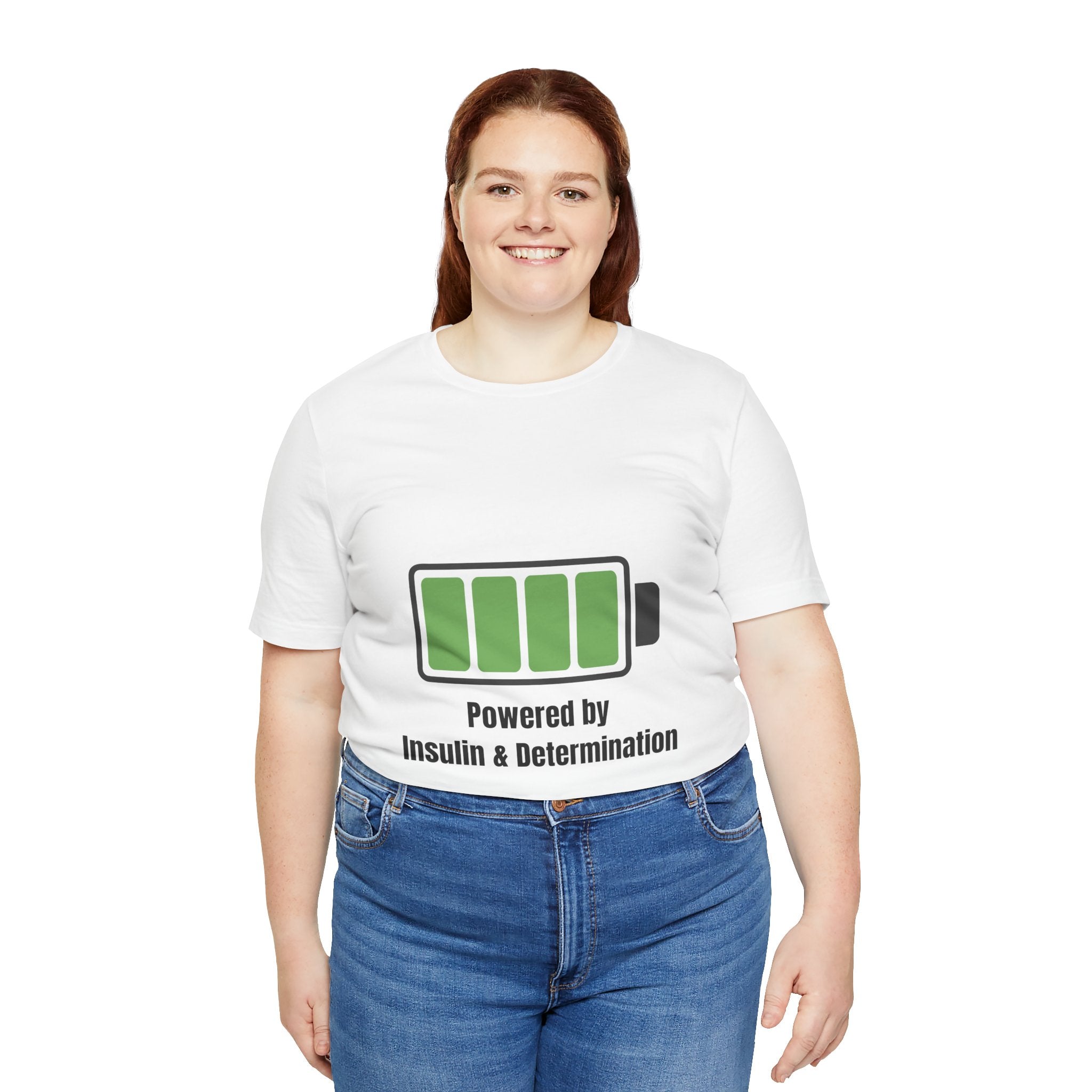Powered By Insulin - Unisex Tee The Diabuddies Store T-Shirts $24.73