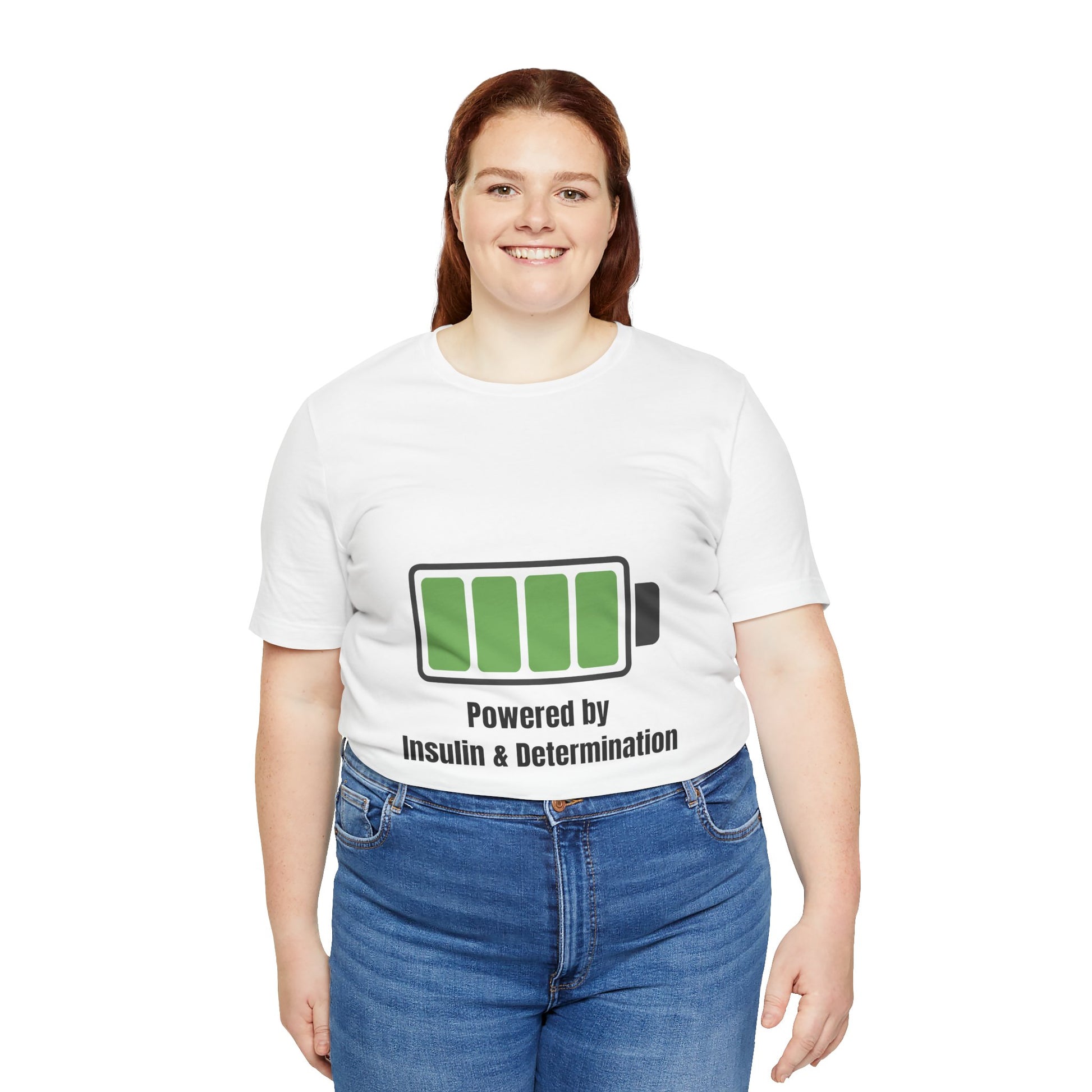 Powered By Insulin - Unisex Tee The Diabuddies Store T-Shirts $24.73