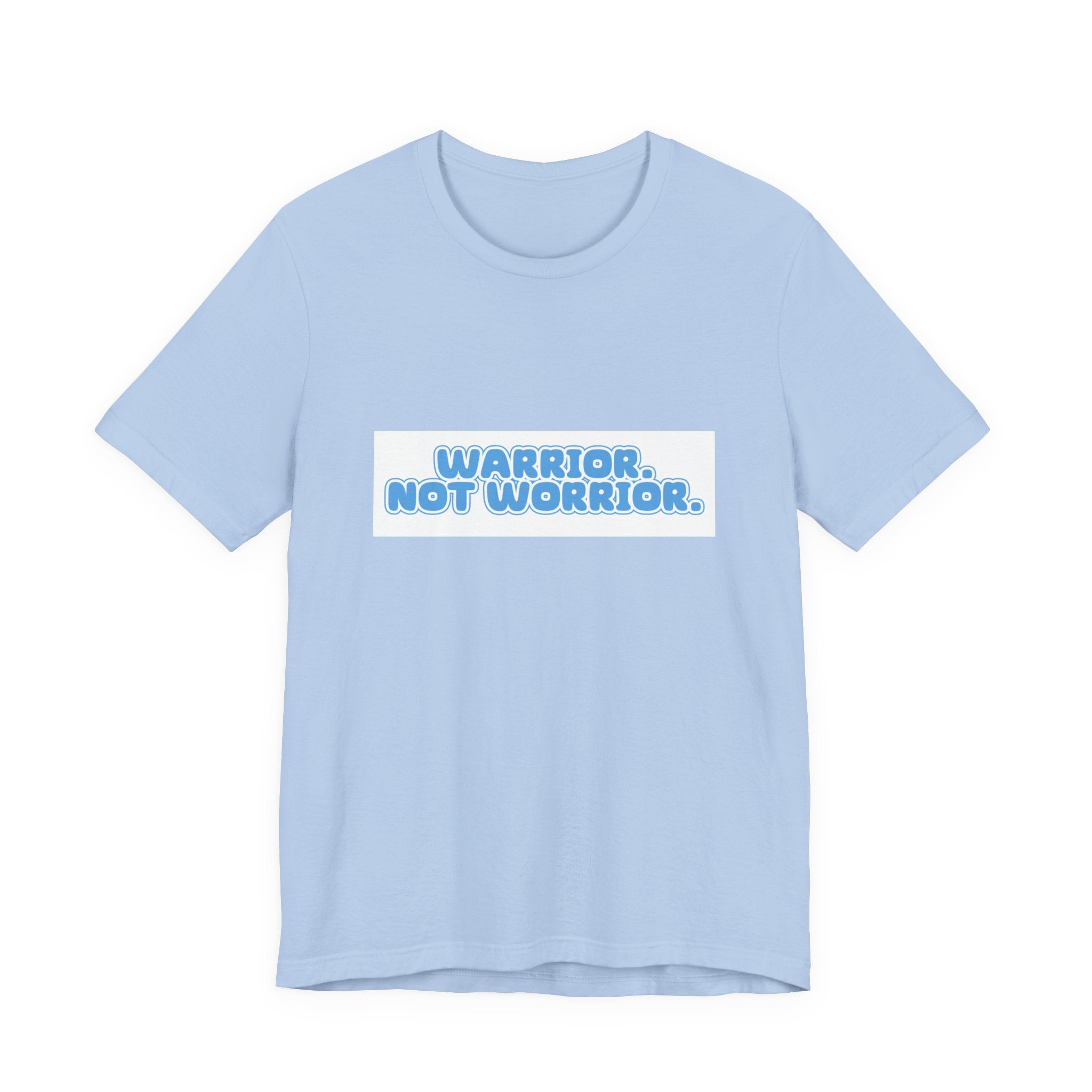 The Diabuddies Store Warrior. Not Worrior. - Unisex Tee Warrior. Not Worrior. - Unisex Tee: For those who face challenges head-on & spell "warrior" right. A clear statement of strength, resilience & sharp detail. T-Shirts $30.27