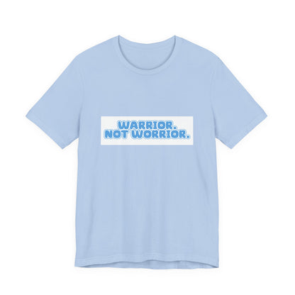 The Diabuddies Store Warrior. Not Worrior. - Unisex Tee Warrior. Not Worrior. - Unisex Tee: For those who face challenges head-on & spell "warrior" right. A clear statement of strength, resilience & sharp detail. T-Shirts $30.27
