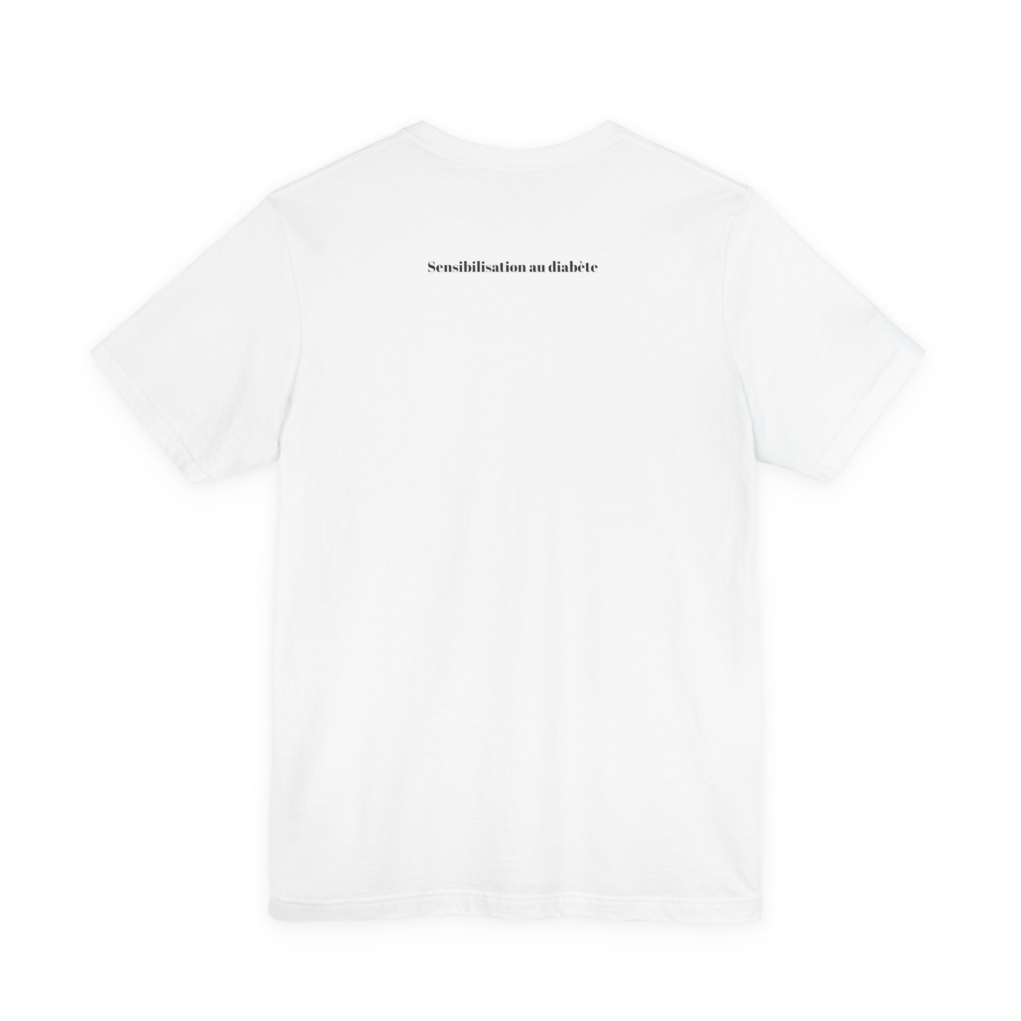 Diabetes Warrior, Retro Style (French/Guerrière) Unisex Tee The Diabuddies Store T-Shirts $22.50