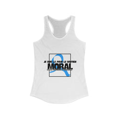 The Diabuddies Store Moral Support and Emergency Candy (French) - Racerback Tank Moral Support and Emergency Candy (French) - Racerback Tank: Being a friend to someone with diabetes means being ready for anything – from offering a listening ear to, well,