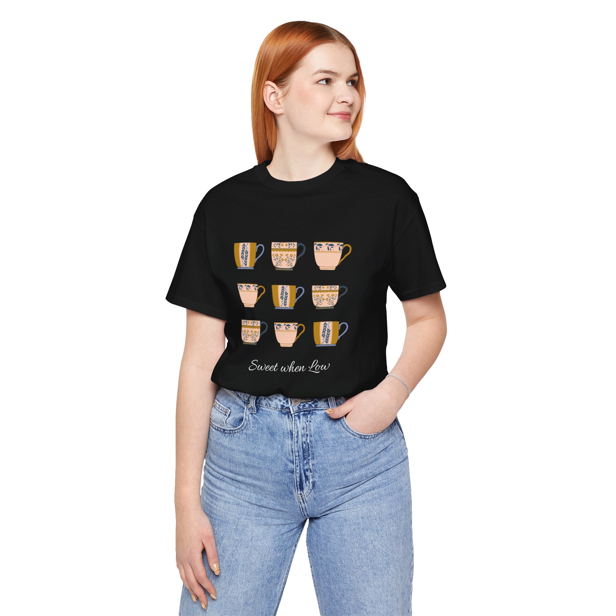 The Diabuddies Store Diabetes Awareness, Sweet when Low - Unisex Tee Diabetes Awareness, Sweet when Low - Unisex Tee: Why not add sugar when low? This "Sweet When Low" tee gets it. For those who know the unique craving for something sweet during a blood s