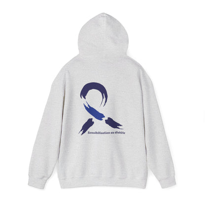 The Diabuddies Store Diabetes Awareness Blue Ribbon (French) Unisex Hoodie Diabetes Awareness Blue Ribbon (French) Unisex Hoodie: Wear your support, share your story. Unisex hoodie to raise vital diabetes awareness & show solidarity Hoodies $32.41