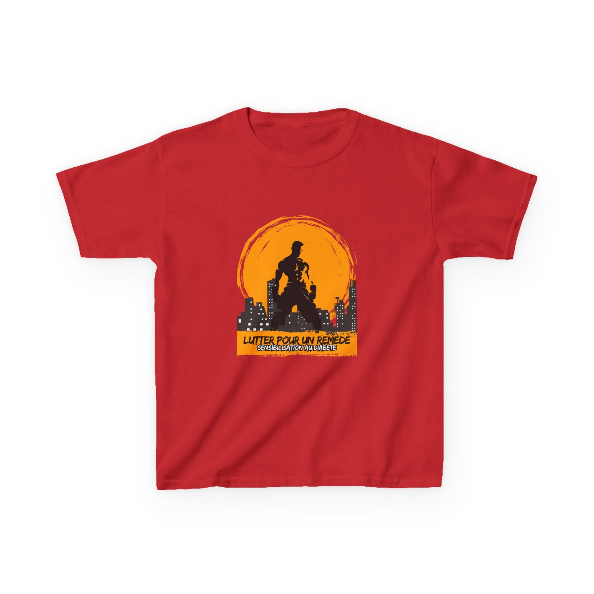 The Diabuddies Store Fighting for a Cure (French) - Kids Tee Fighting for a Cure (French) - Kids Tee: This soft, comfy tee is for the little fighter in your life. Featuring the phrase "Lutter pour un remède" (Fighting for a Cure) in French, it's a powerfu