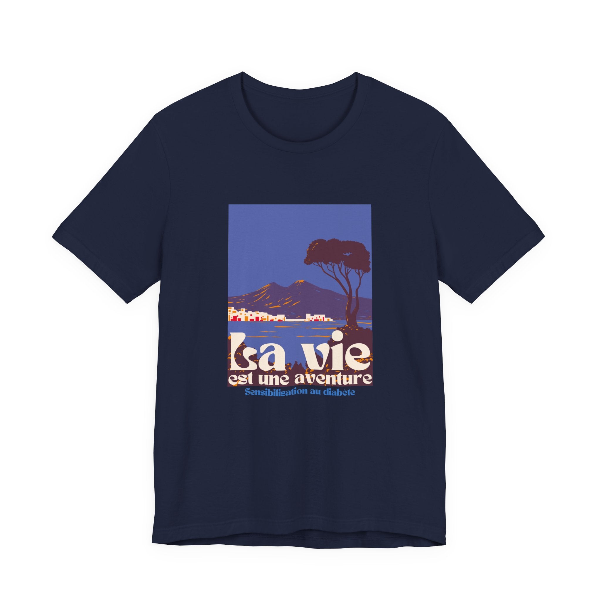 Life is an Adventure, Ocean View (French) - Unisex Tee The Diabuddies Store T-Shirts $22.50