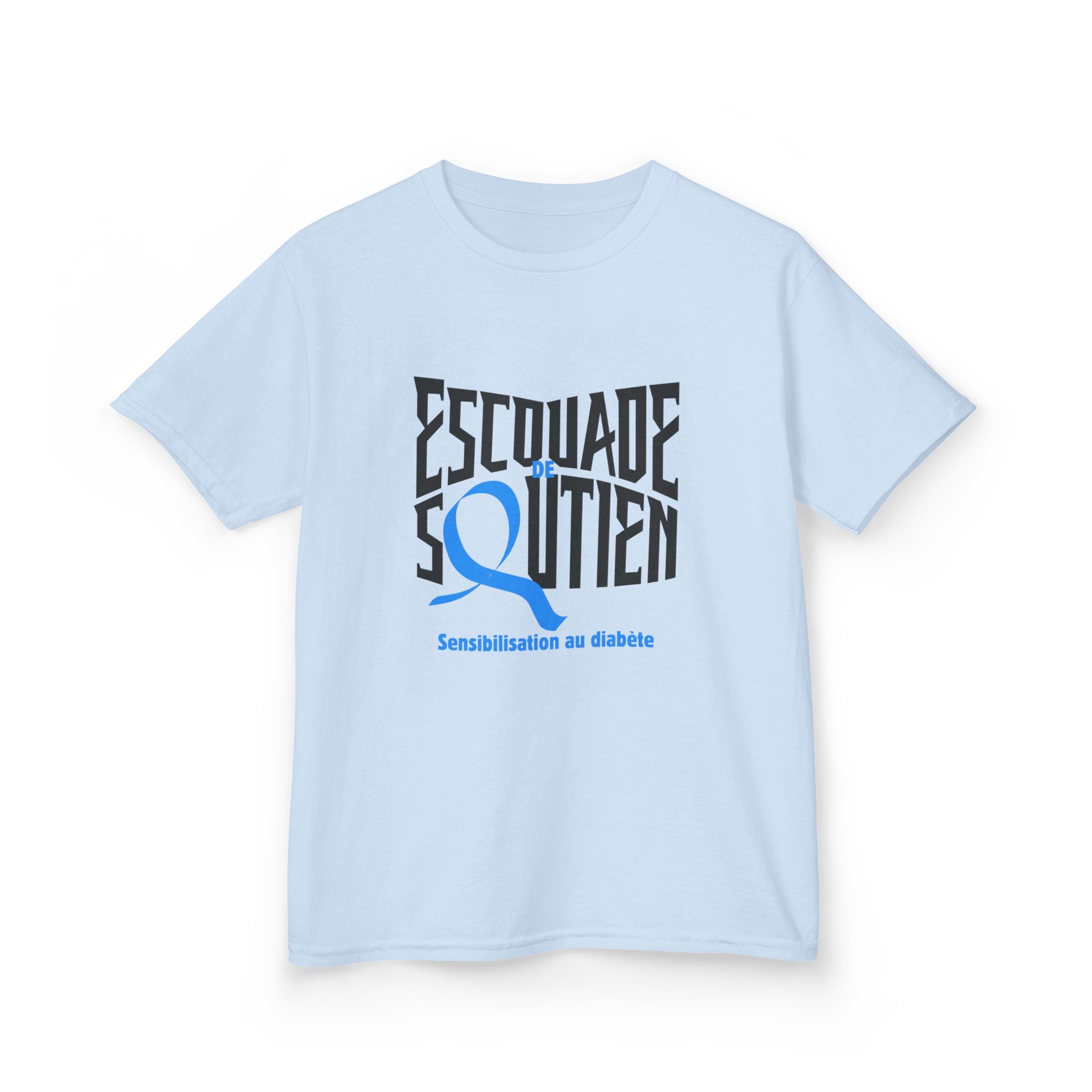 The Diabuddies Store Diabetes Support Squad (French) - Kids Tee Diabetes Support Squad (French) - Kids Tee: Unite against diabetes with the Diabetes Support Squad Kids' French Tee! This super-soft t-shirt is perfect for little heroes showing their support