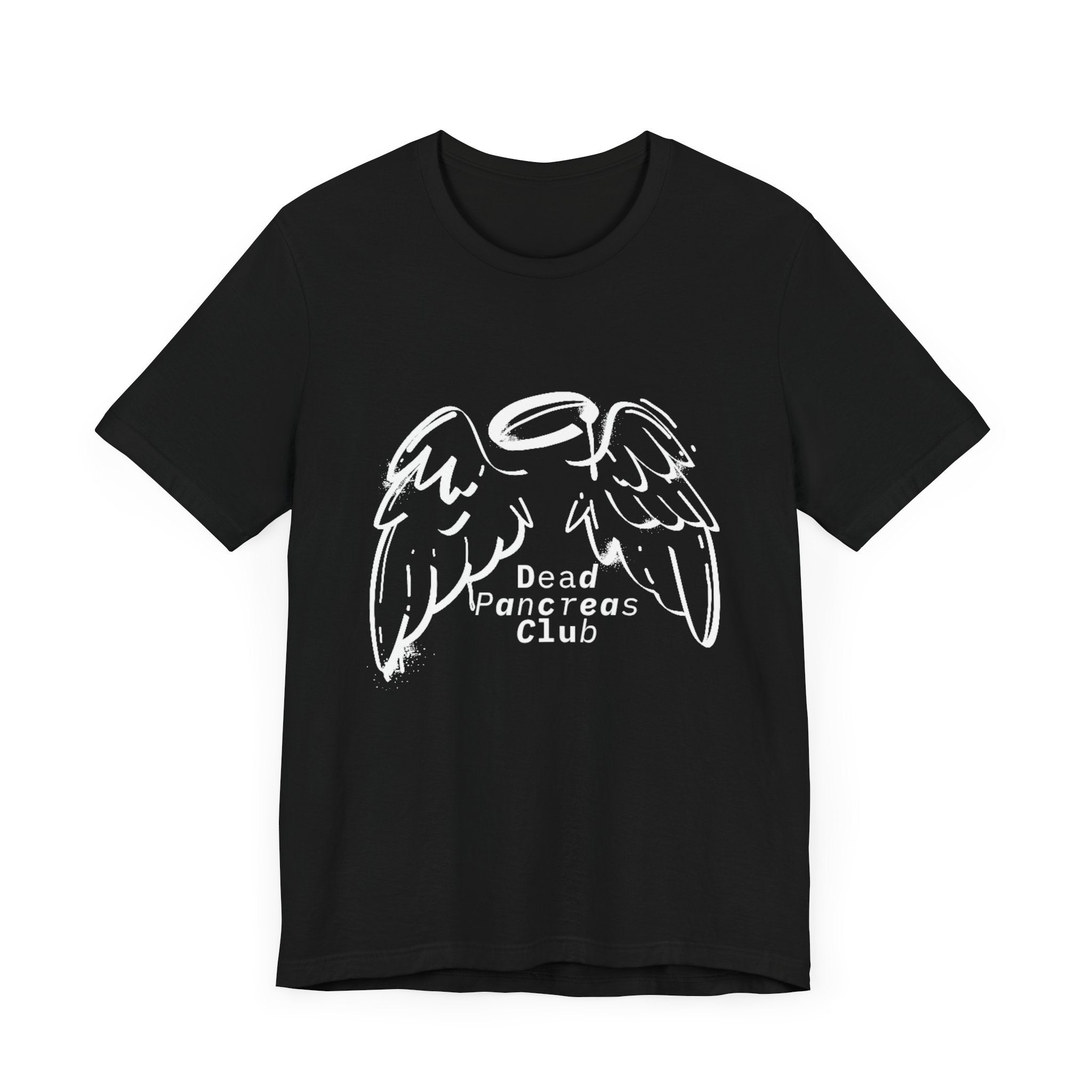 Dead Pancreas Club (Angel wings) - Unisex Tee The Diabuddies Store T-Shirts $24.25