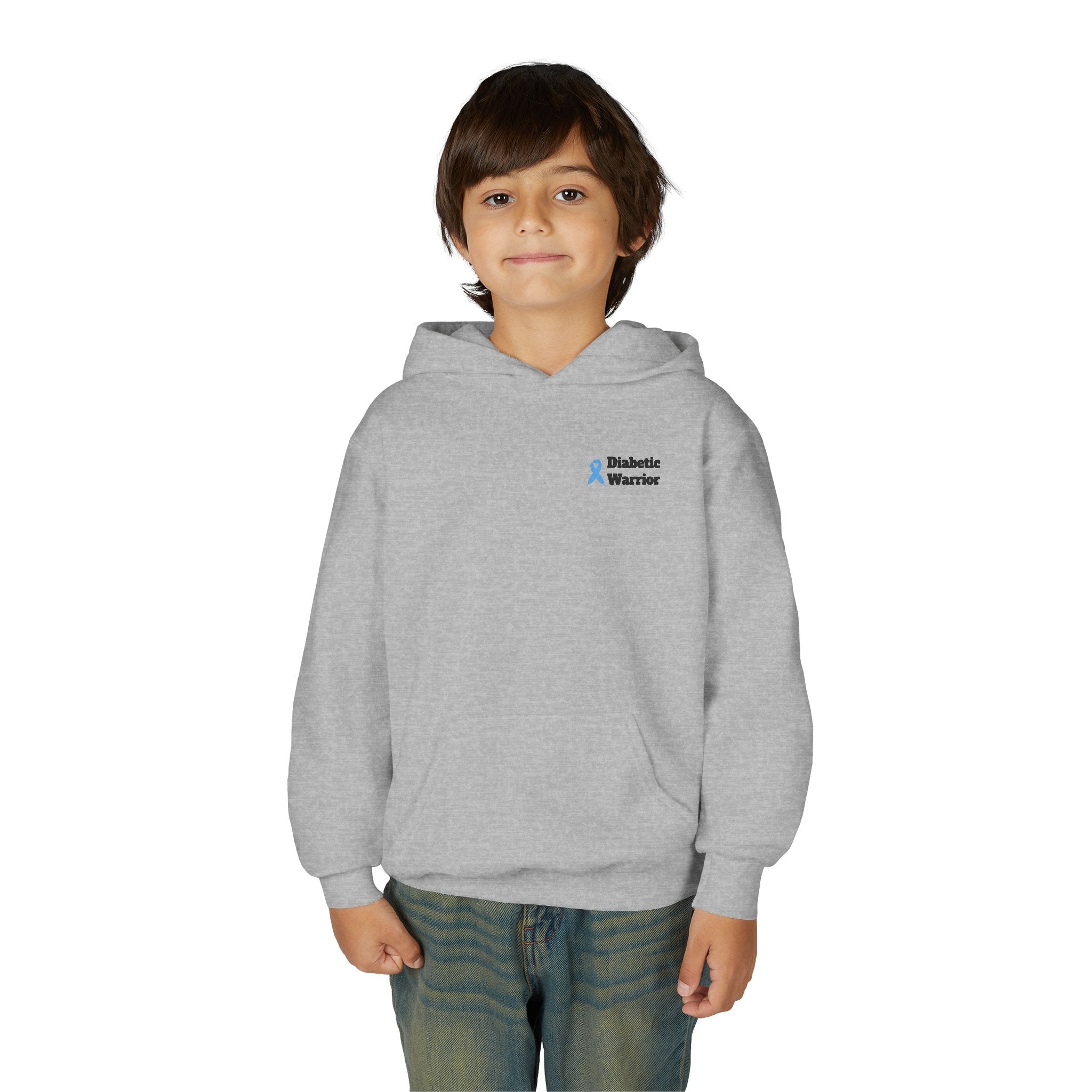 The Diabuddies Store Fighting for a Cure - Youth Hoodie Fighting for a Cure - Youth Hoodie: a youth hoodie for the young warriors of the diabetes community. Soft, comfortable, and a powerful statement of strength. Hoodies Kids clothes Awareness Ribbon,Blu
