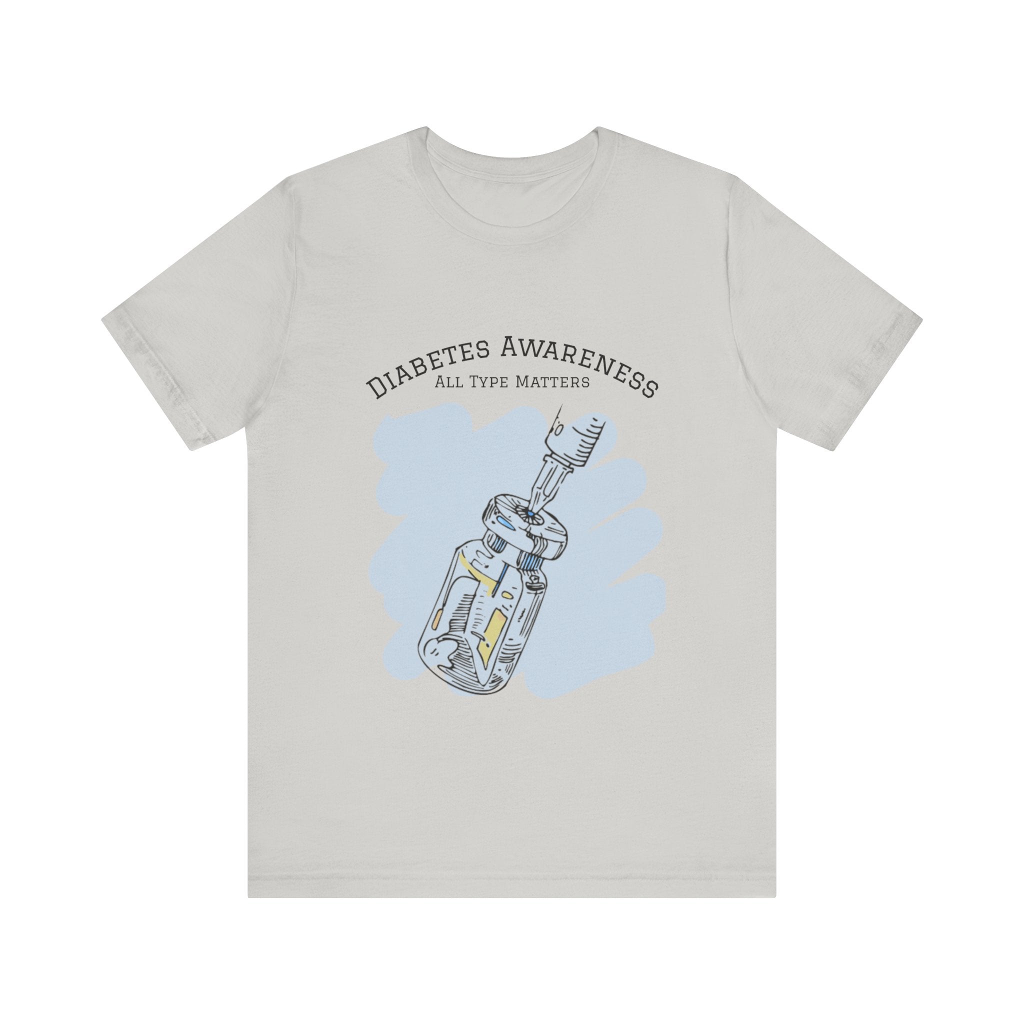 The Diabuddies Store Diabetes: All Type Matters - Unisex Tee Diabetes: All Type Matters - Unisex Tee: A powerful statement! This tee declares "All Type Matters," promoting unity and awareness for every person living with diabetes. T-Shirts $24.25