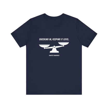 Checking In, Keeping it Level - Unisex Tee The Diabuddies Store T-Shirts $22.50