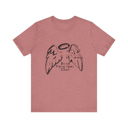 Dead Pancreas Club (Angel wings) - Unisex Tee The Diabuddies Store T-Shirts $24.73