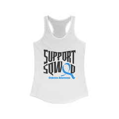 The Diabuddies Store T1D Support Squad - Racerback Tank T1D Support Squad - Racerback Tank: Show your love and solidarity in this soft, comfortable racerback tank. Perfect for warm weather, walks, and awareness events, this tank is for everyone who's part