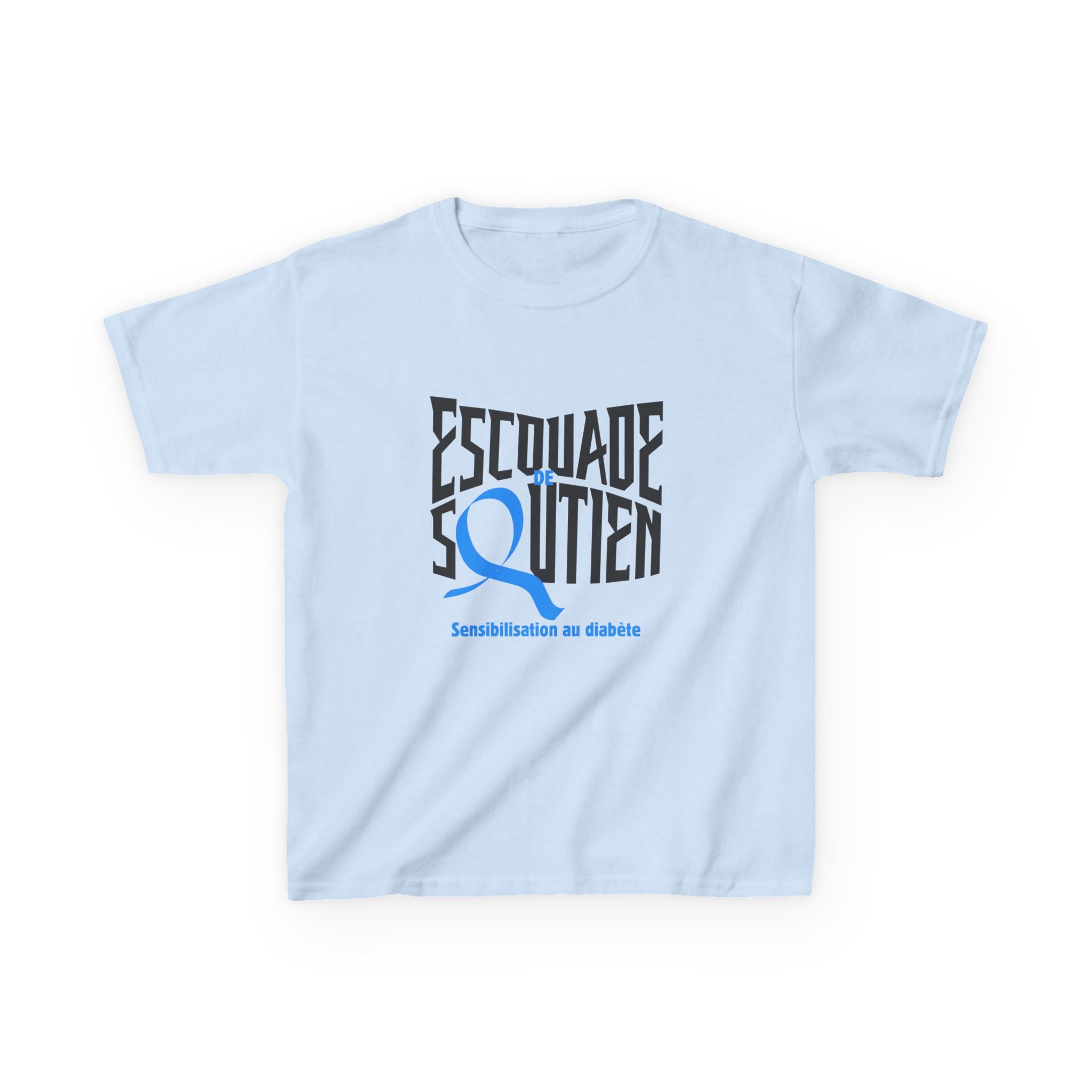 The Diabuddies Store Diabetes Support Squad (French) - Kids Tee Diabetes Support Squad (French) - Kids Tee: Unite against diabetes with the Diabetes Support Squad Kids' French Tee! This super-soft t-shirt is perfect for little heroes showing their support