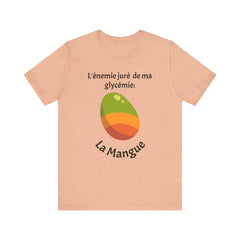 My Blood Sugar's Nemesis: The Mango (French) - Unisex Tee The Diabuddies Store T-Shirts $25.00