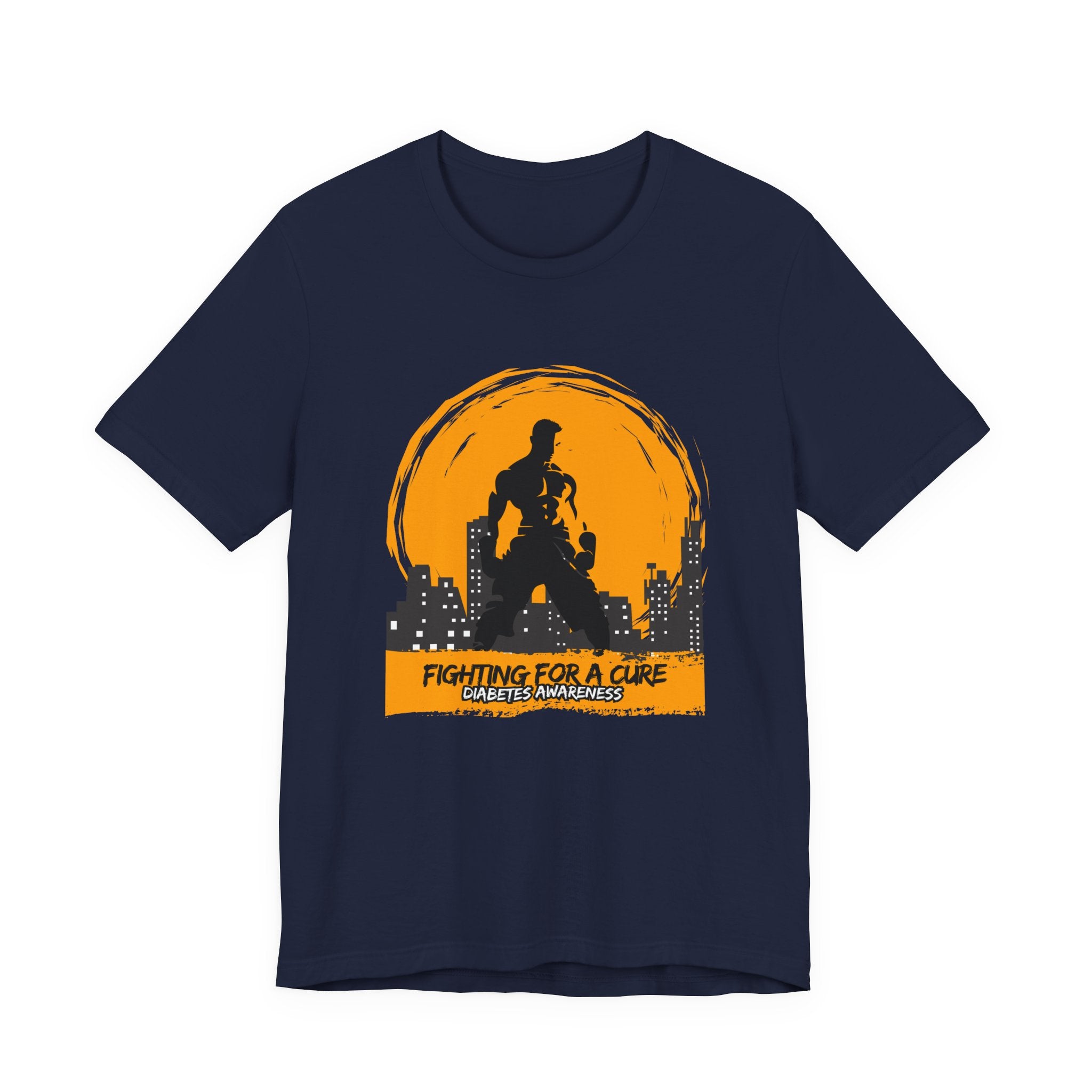 The Diabuddies Store Fighting for a Cure - Unisex Tee Fighting for a Cure - Unisex Tee: Make a statement that matters with this Unisex Tee. This comfortable and versatile shirt is a powerful way to raise awareness and spark conversations. Wear it proudly