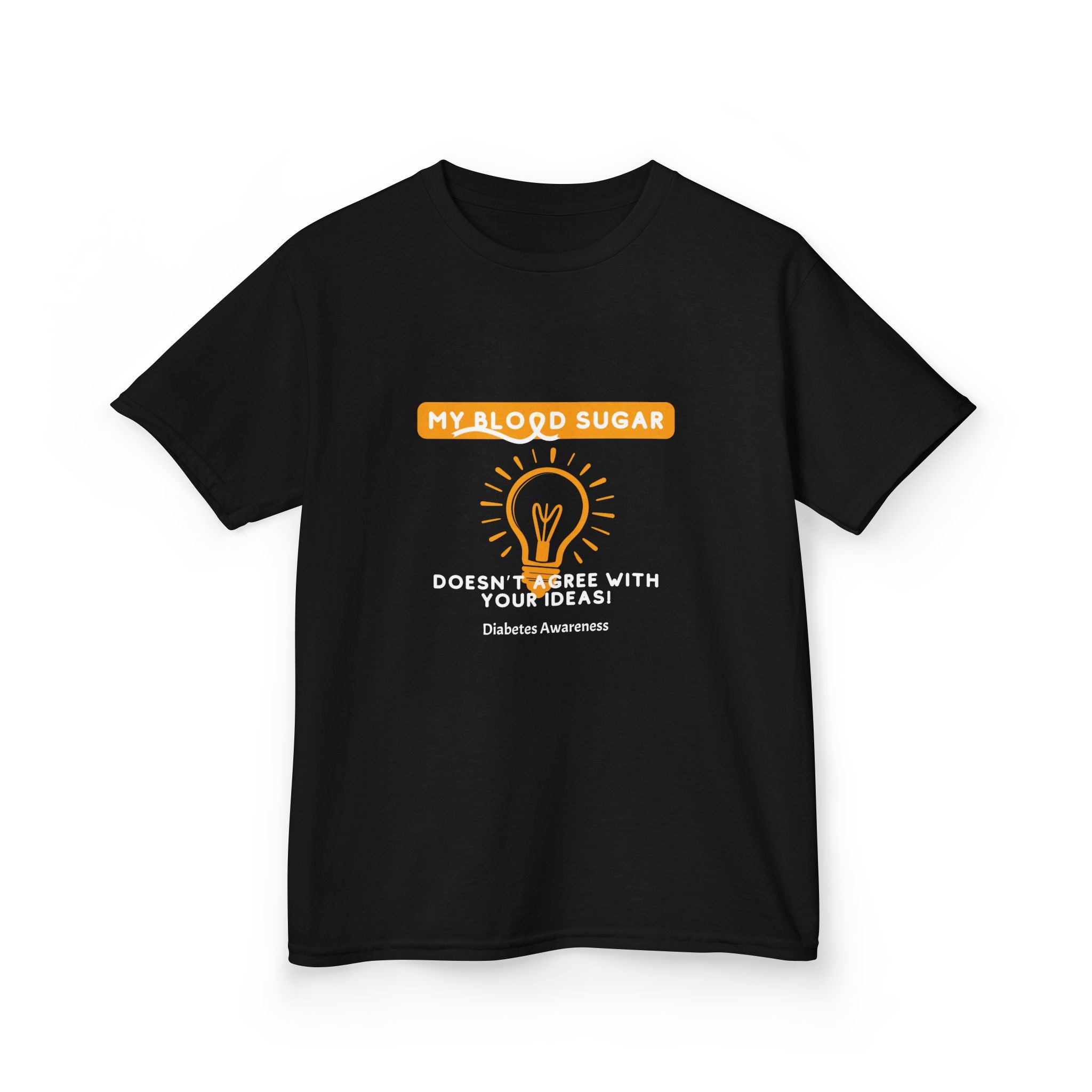 The Diabuddies Store My Blood Sugar Doesn't Agree - Kids Tee My Blood Sugar Doesn't Agree - Kids Tee: A humorous tee for the little warrior in your life. This "My Blood Sugar Doesn't Agree" Kids' Tee is a fun and relatable way to express the daily ups and