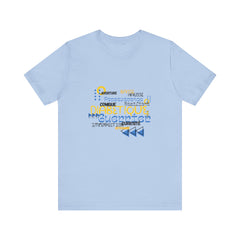 The Diabuddies Store Uplifted & Unleashed (French) - Unisex Tee Uplifted & Unleashed (French) - Unisex Tee: Embrace your strength, defy the odds. This tee is more than just a shirt; it's a vibrant testament to the diabetic warrior within. T-Shirts $22.50