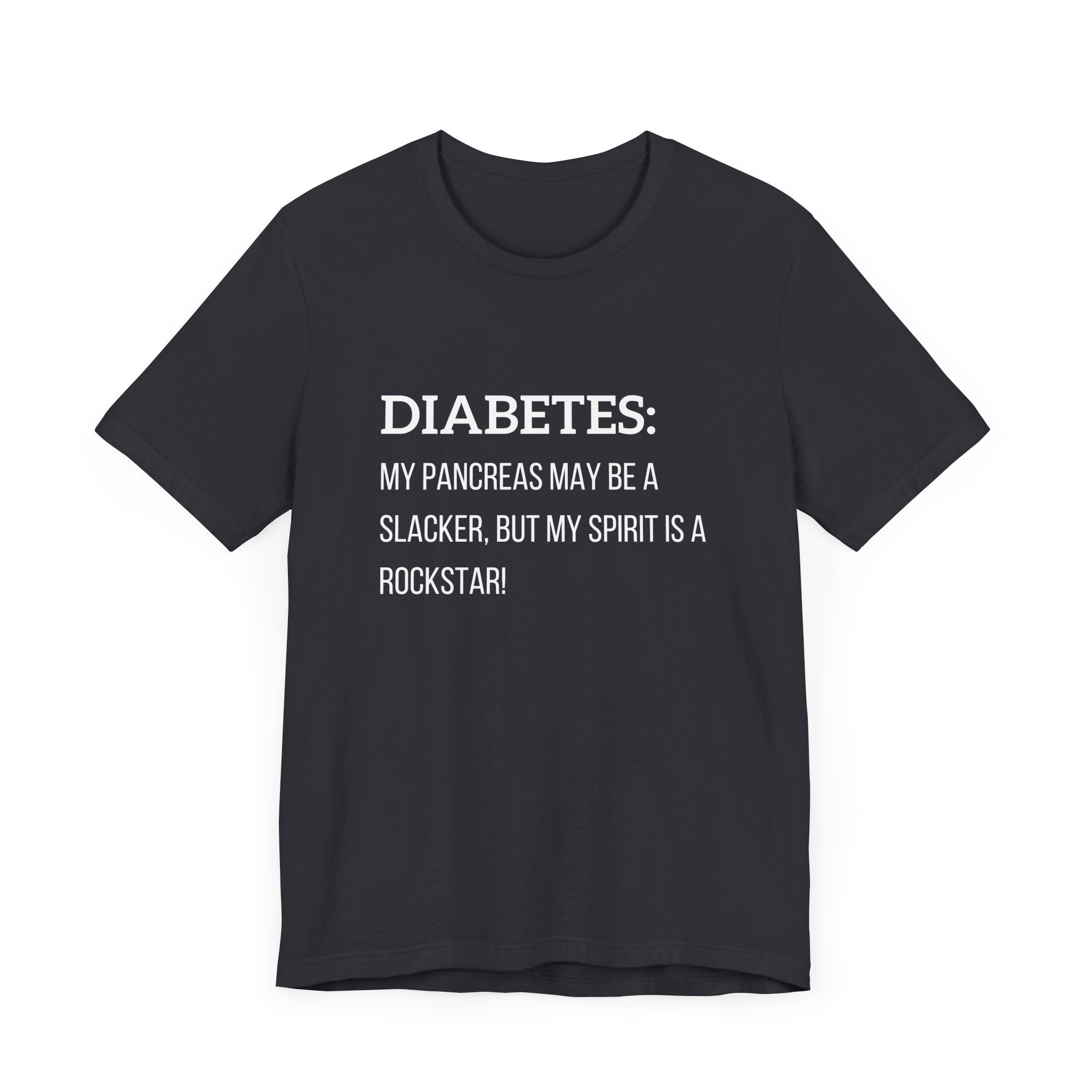 Slacker Pancreas & Rockstar! - Unisex Tee The Diabuddies Store T-Shirts $22.50
