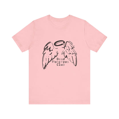 Dead Pancreas Club (Angel wings) - Unisex Tee The Diabuddies Store T-Shirts $24.25