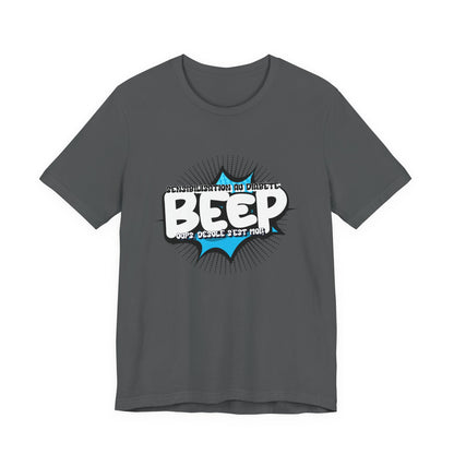 The Diabuddies Store BEEP - Sorry it's me! (French) - Unisex Tee BEEP - Sorry it's me! (French) - Unisex Tee: Always making an entrance? The delightful disruptor! Embrace the constant buzz of life in comfort and style! $30.27 T-Shirts Activewear Clothing,