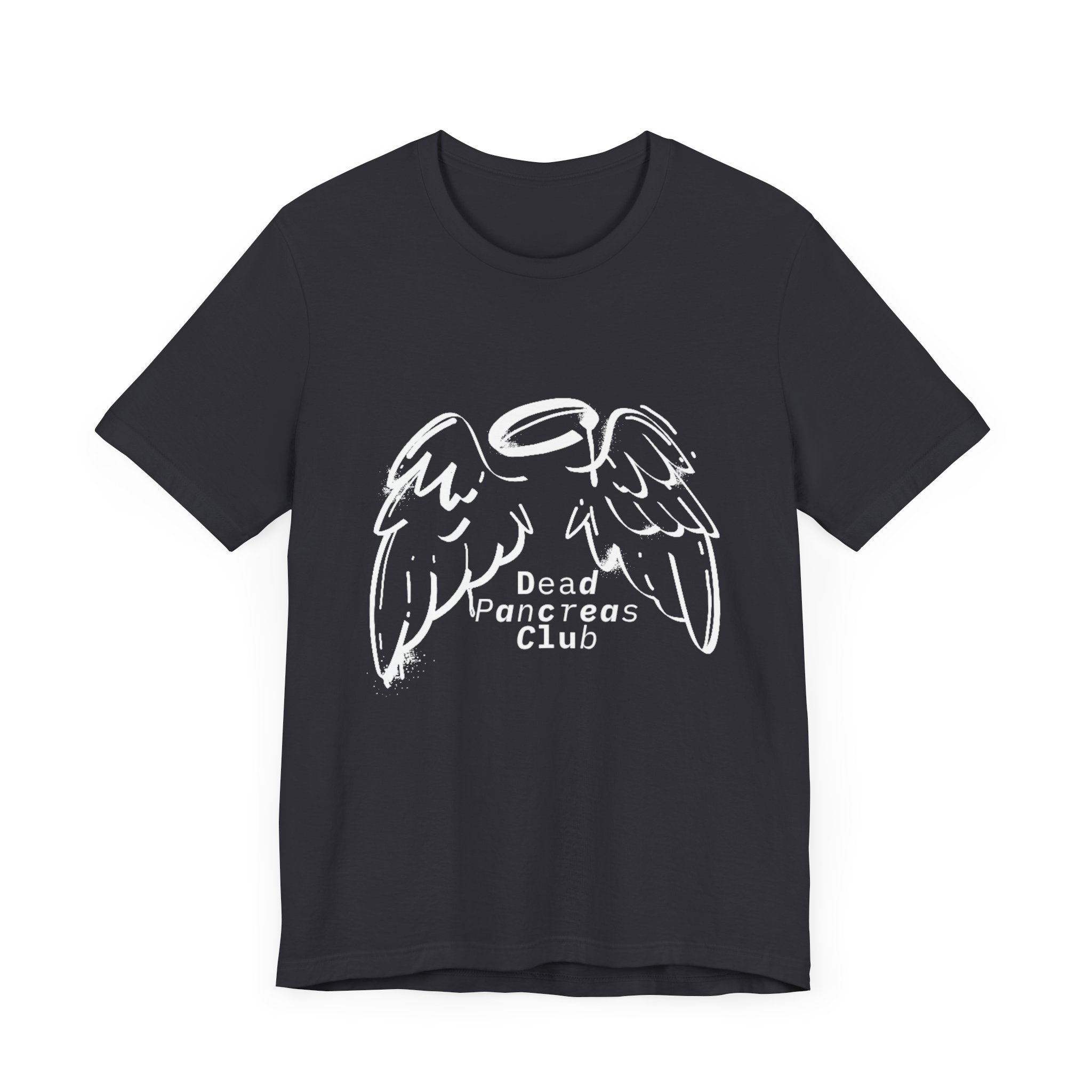 Dead Pancreas Club (Angel wings) - Unisex Tee The Diabuddies Store T-Shirts $24.25