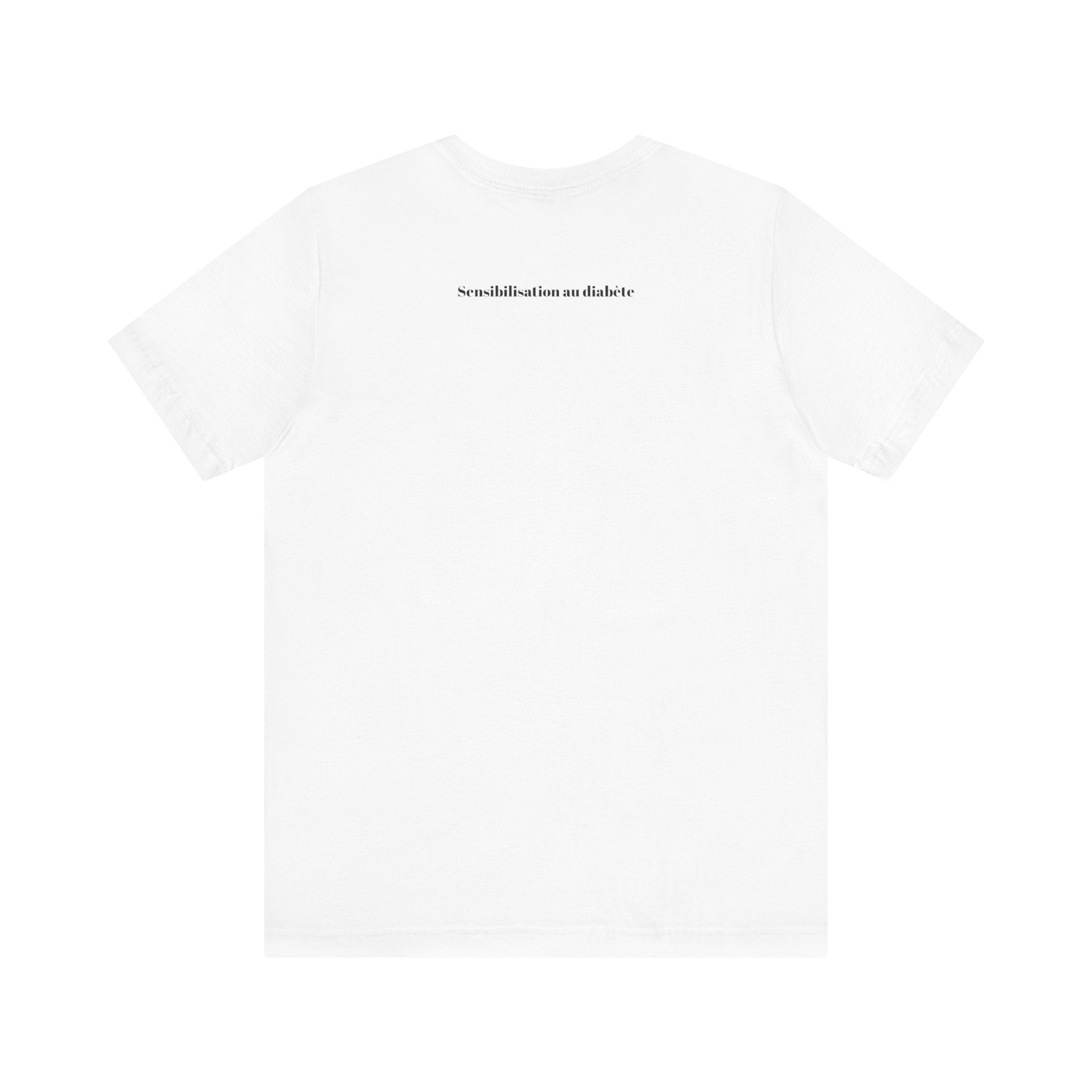 Diabetes Warrior, Retro Style (French/Guerrière) Unisex Tee The Diabuddies Store T-Shirts $22.50