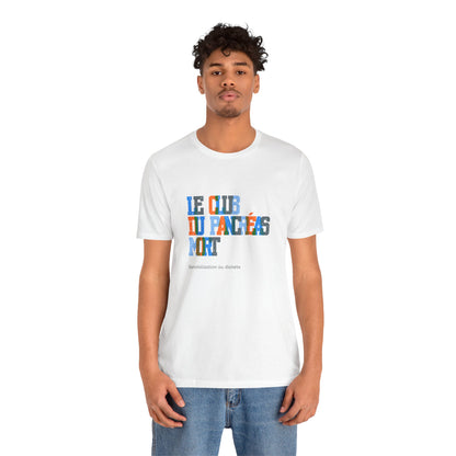 Colorful Pastel Dead Pancreas Club (French) - Unisex Tee The Diabuddies Store T-Shirts $22.50