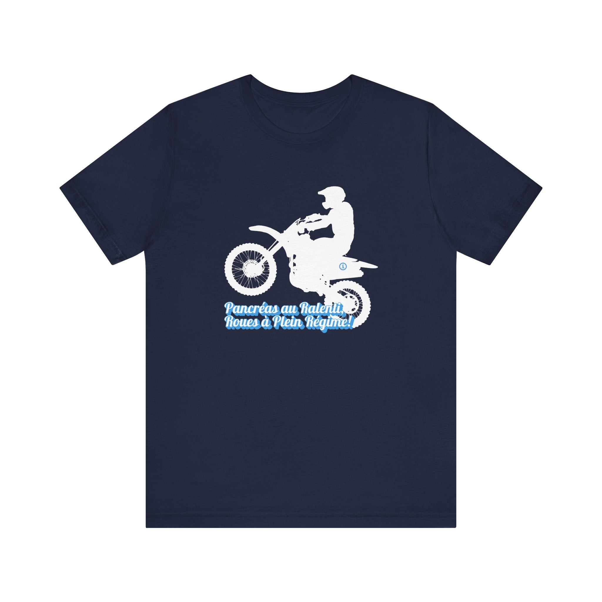Lazy Pancreas, Wheels at Full Speed (French) - Unisex Tee The Diabuddies Store T-Shirts $30.27