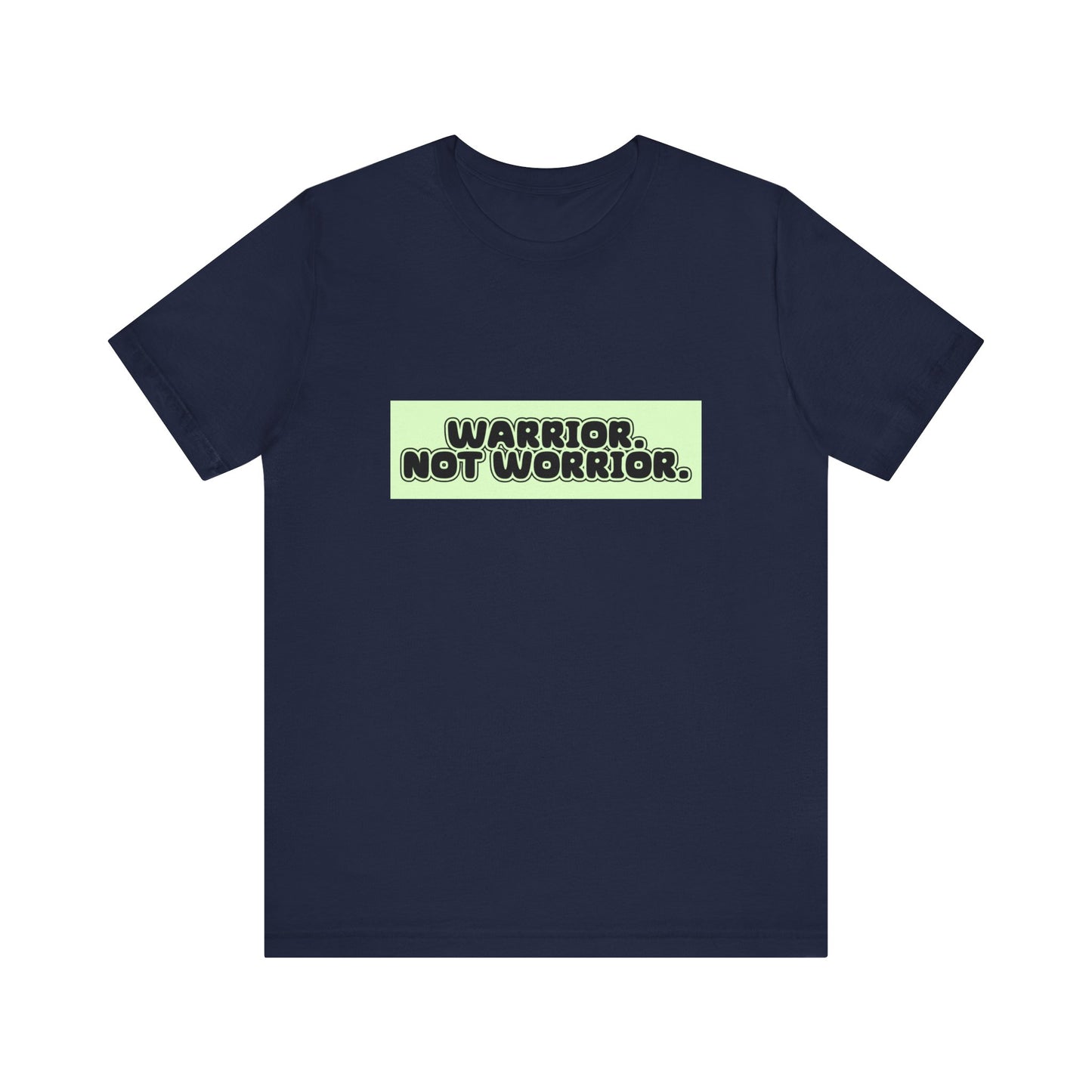 The Diabuddies Store Warrior. Not Worrior. - Unisex Tee Warrior. Not Worrior. - Unisex Tee: For those who face challenges head-on & spell "warrior" right. A clear statement of strength, resilience & sharp detail. T-Shirts $22.50
