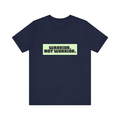 The Diabuddies Store Warrior. Not Worrior. - Unisex Tee Warrior. Not Worrior. - Unisex Tee: For those who face challenges head-on & spell "warrior" right. A clear statement of strength, resilience & sharp detail. T-Shirts $22.50