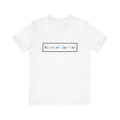 The Diabuddies Store Colorful Diabetes Warrior - Unisex Tee Colorful Diabetes Warrior - Unisex Tee: Offers a comfortable and stylish option for those who appreciate unique designs and supporting Diabetes Awareness. T-Shirts $24.25