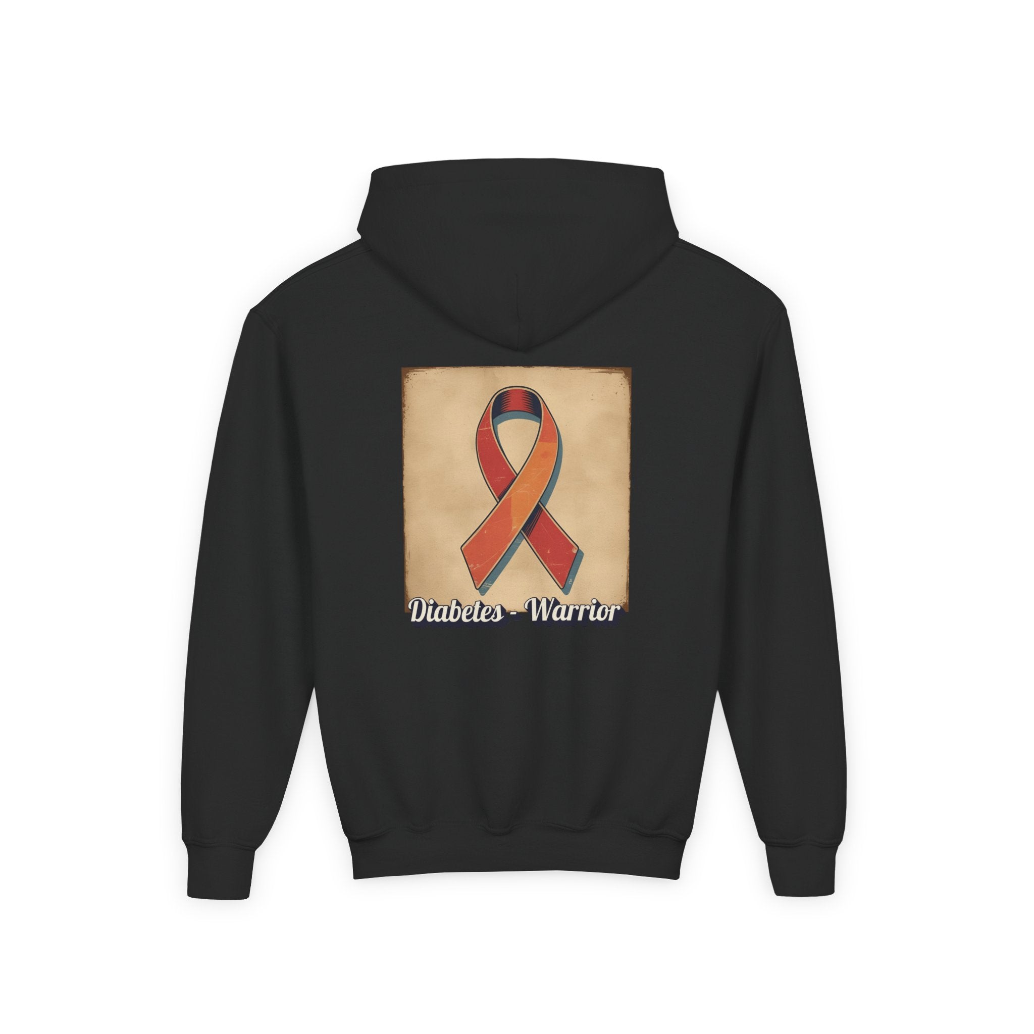 Diabetes Warrior, Retro Look - Youth Hoodie