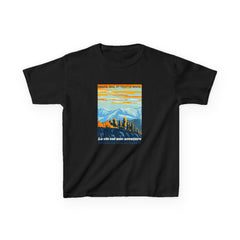 The Diabuddies Store Life is an Adventure, Highs & Lows (French) - kids Tee Life is an Adventure, Highs & Lows (French) - kids Tee: Hey adventurers! 🎉 Get ready to explore the world in our Diabetes: Life is an Adventure - French Kids Tee! This super cool